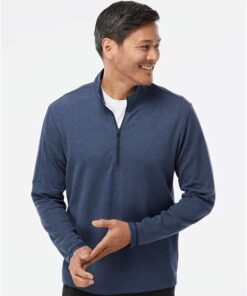 Adidas - 3-Stripes Quarter-Zip Sweater - Image 5