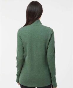 Adidas - Women's 3-Stripes Quarter-Zip Sweater - Image 3