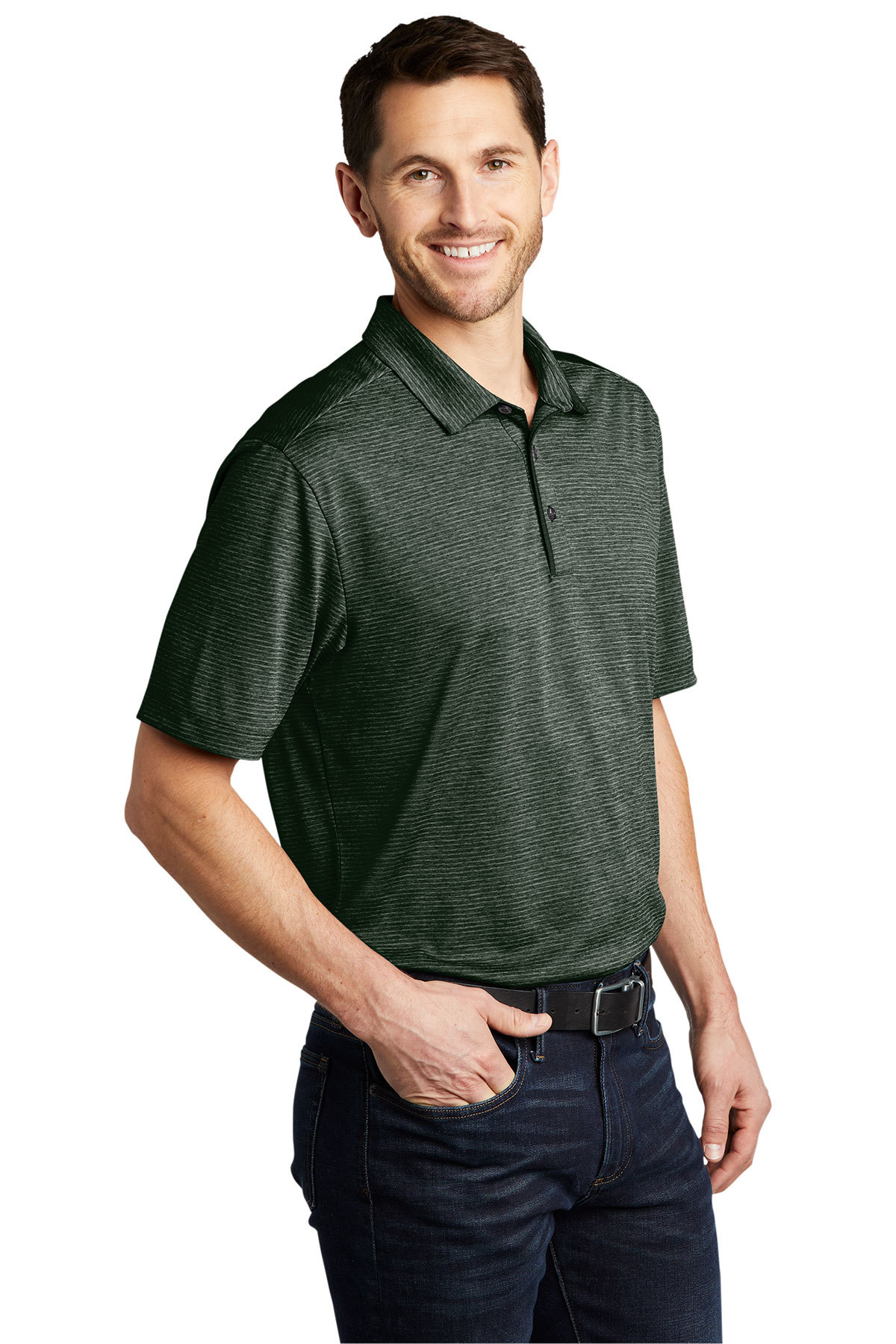 Port Authority Shadow Stripe Polo - Image 2