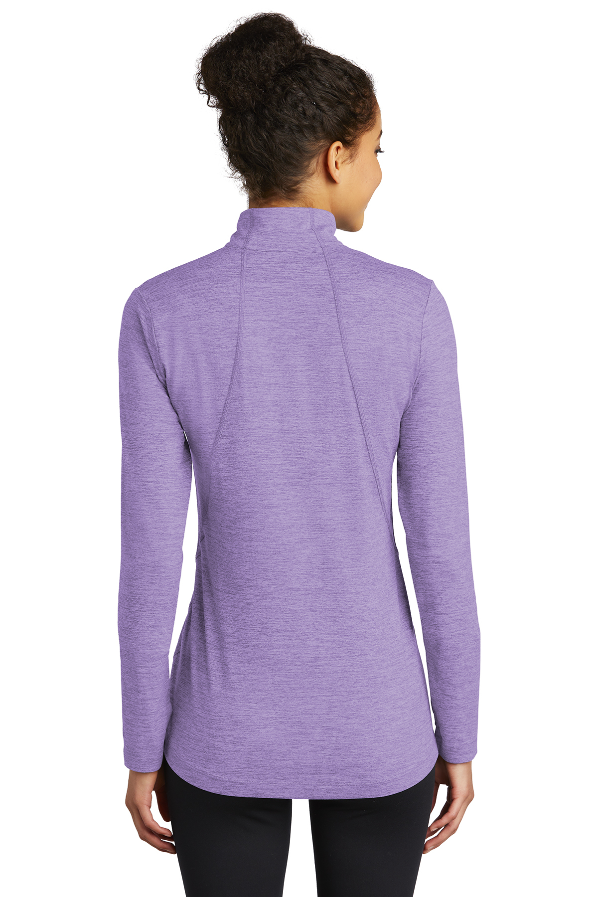 Sport-Tek Ladies Exchange 1.5 Long Sleeve 1/2-Zip - Image 4