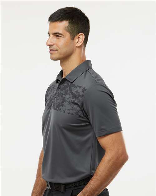 Adidas - Camo Chest Print Polo