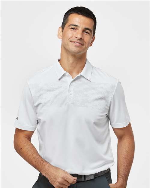 Adidas - Camo Chest Print Polo