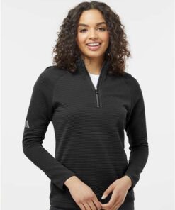 Adidas - Women's Spacer Quarter-Zip Pullover - Image 5