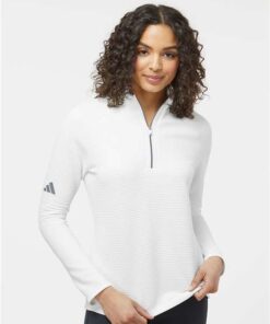 Adidas - Women's Spacer Quarter-Zip Pullover - Image 1