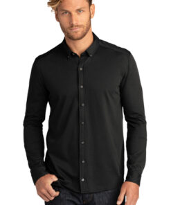 OGIO Code Stretch Long Sleeve Button-Up - Image 5