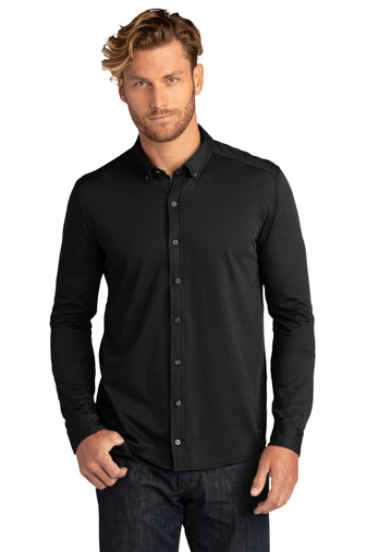 OGIO Code Stretch Long Sleeve Button-Up