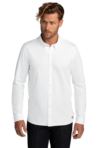OGIO Code Stretch Long Sleeve Button-Up