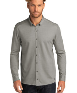 OGIO Code Stretch Long Sleeve Button-Up - Image 1