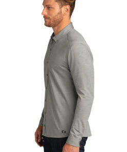 OGIO Code Stretch Long Sleeve Button-Up - Image 3