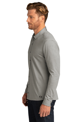 OGIO Code Stretch Long Sleeve Button-Up