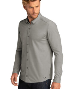OGIO Code Stretch Long Sleeve Button-Up - Image 4
