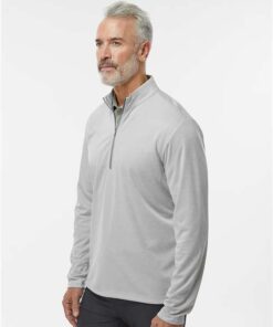 Adidas - Space Dyed Quarter-Zip Pullover - Image 3
