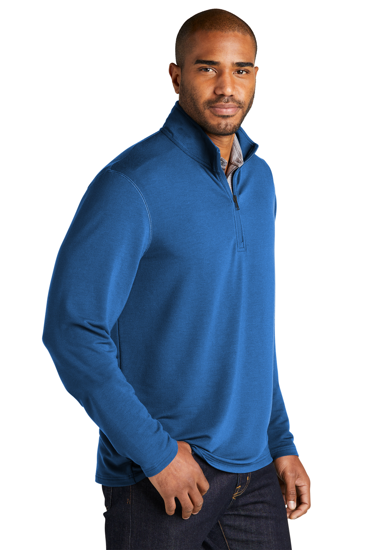 Port Authority Microterry 1/4-Zip Pullover - Image 2