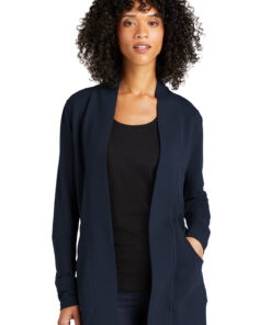 Port Authority Ladies Microterry Cardigan - Image 1