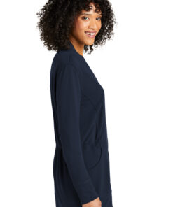 Port Authority Ladies Microterry Cardigan - Image 3