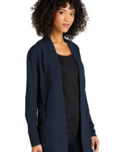 Port Authority Ladies Microterry Cardigan - Image 2