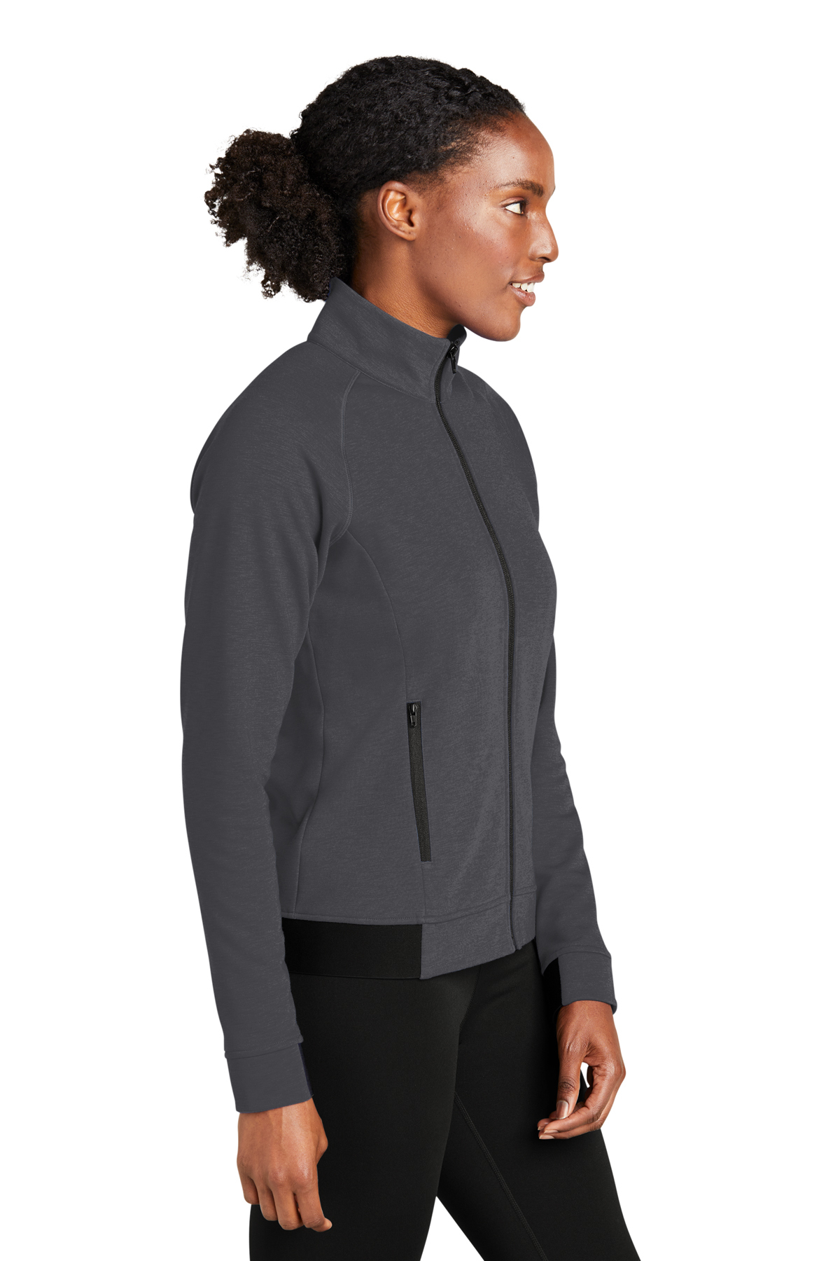 Sport-Tek Ladies PosiCharge Strive Full-Zip - Image 3
