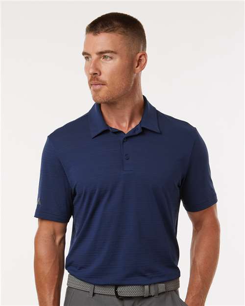 Adidas - Textured Stripe Polo