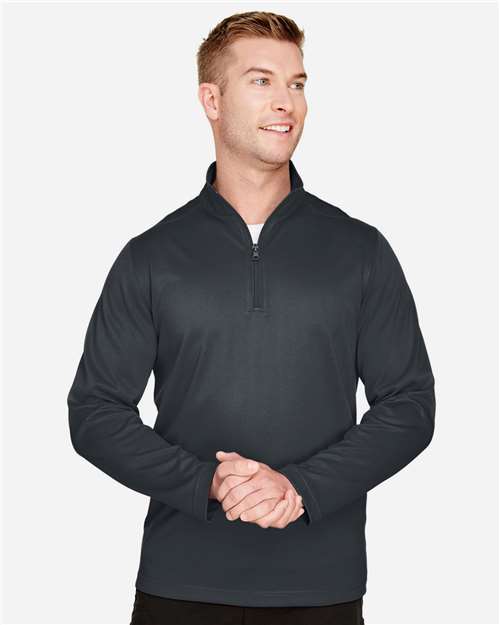 Harriton Men's Advantage Snag Protection Plus Quarter-Zip Pullover
