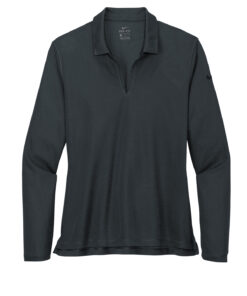 Nike Ladies Dri-FIT Micro Pique 2.0 Long Sleeve Polo - Image 7