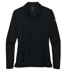 Nike Ladies Dri-FIT Micro Pique 2.0 Long Sleeve Polo - Image 8