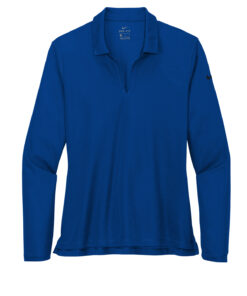 Nike Ladies Dri-FIT Micro Pique 2.0 Long Sleeve Polo - Image 5