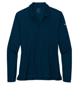 Nike Ladies Dri-FIT Micro Pique 2.0 Long Sleeve Polo - Image 10
