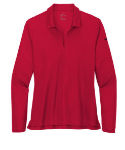 Nike Ladies Dri-FIT Micro Pique 2.0 Long Sleeve Polo - Image 11