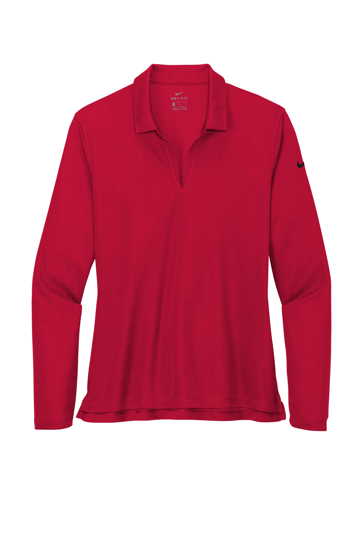 Nike Ladies Dri-FIT Micro Pique 2.0 Long Sleeve Polo - Image 11