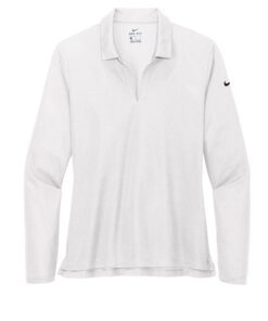 Nike Ladies Dri-FIT Micro Pique 2.0 Long Sleeve Polo - Image 12