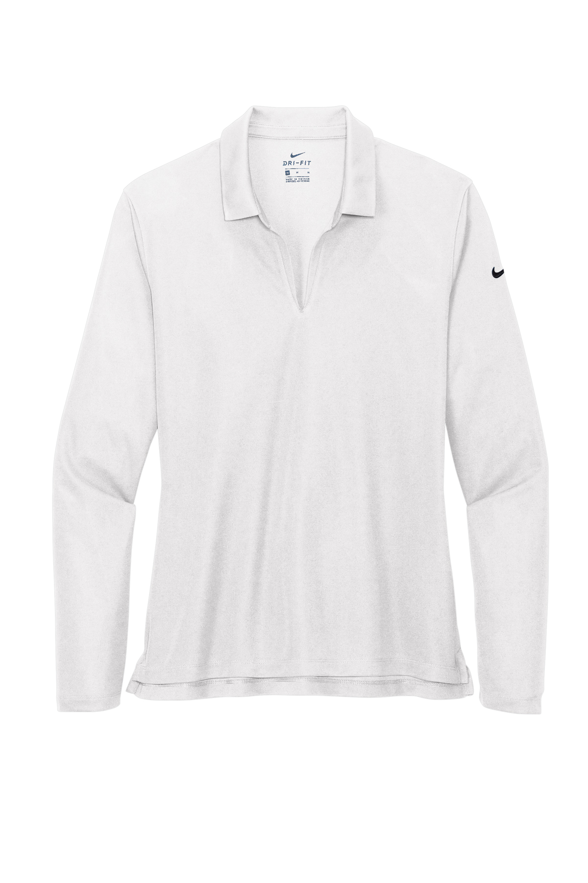 Nike Ladies Dri-FIT Micro Pique 2.0 Long Sleeve Polo - Image 12