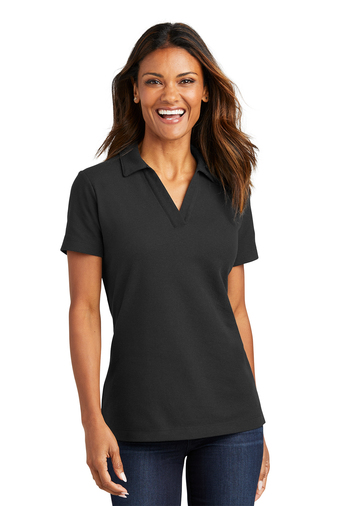 Port Authority Ladies C-FREE Cotton Blend Pique Polo