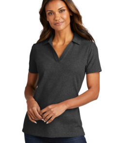 Port Authority Ladies C-FREE Cotton Blend Pique Polo - Image 6