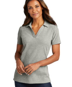 Port Authority Ladies C-FREE Cotton Blend Pique Polo - Image 8