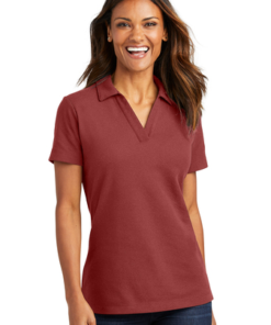 Port Authority Ladies C-FREE Cotton Blend Pique Polo - Image 1