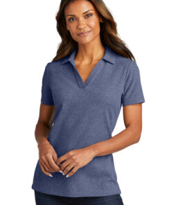 Port Authority Ladies C-FREE Cotton Blend Pique Polo - Image 9