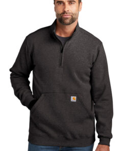 Carhartt Midweight 1/4-Zip Mock Neck Sweatshirt - Image 1