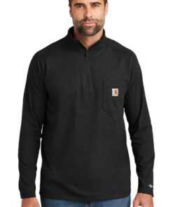 Carhartt Force 1/4-Zip Long Sleeve T-Shirt - Image 4