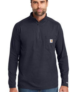 Carhartt Force 1/4-Zip Long Sleeve T-Shirt - Image 1