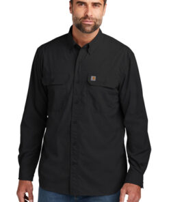 Carhartt Force Solid Long Sleeve Shirt - Image 4