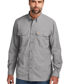 Carhartt Force Solid Long Sleeve Shirt - Image 7