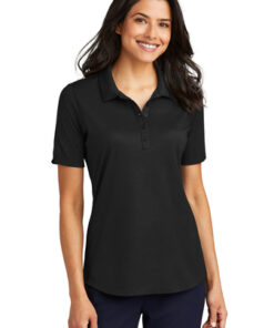 Port Authority Ladies Fine Pique Blend Polo - Image 6