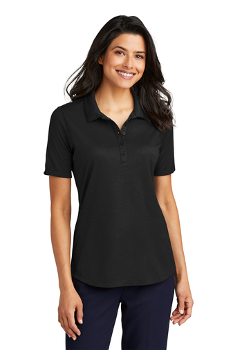 Port Authority Ladies Fine Pique Blend Polo