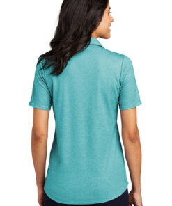 Port Authority Ladies Fine Pique Blend Polo - Image 2