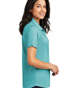 Port Authority Ladies Fine Pique Blend Polo - Image 3