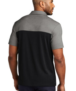 Port Authority Fine Pique Blend Blocked Polo - Image 2
