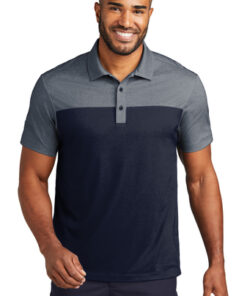 Port Authority Fine Pique Blend Blocked Polo - Image 6