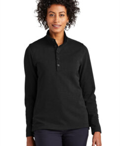 Brooks Brothers Women's Mid-Layer Stretch 1/2-Button - Image 5