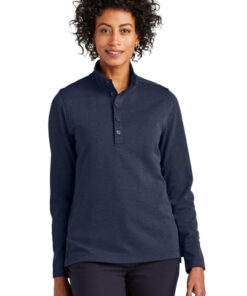 Brooks Brothers Women's Mid-Layer Stretch 1/2-Button - Image 1