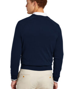 Brooks Brothers Cotton Stretch V-Neck Sweater - Image 3